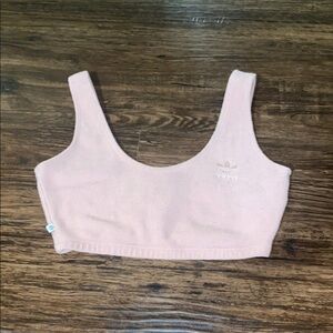 Adidas Pink Cropped tank top